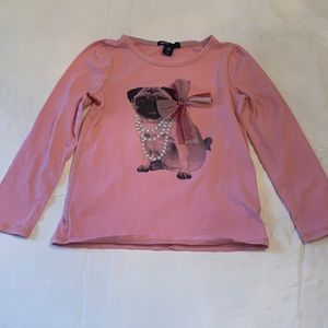 Gap Kids Pug Shirt. Size XS (4-5)